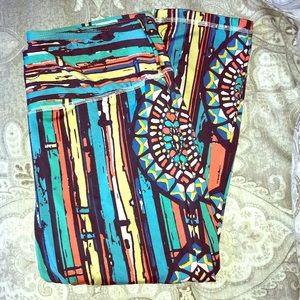 Fancy leggings. Sz Lg. EUC.